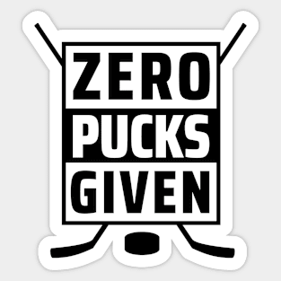 funny hockey quote Sticker